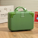Vintage Luggage Mini Makeup Case 14-inch Small Box Gift Box 16-inch Carry-on Bag Storage Lock Box