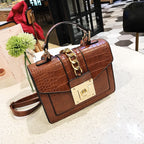 Fashion Alligator Women Shoulder Bags Designer Chains Handbags Luxury PU Leatehr Crossbody Bag Small Envelope Flap Famale Purses