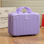 Vintage Luggage Mini Makeup Case 14-inch Small Box Gift Box 16-inch Carry-on Bag Storage Lock Box
