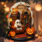 Halloween Spooky Reading Nook Ornament