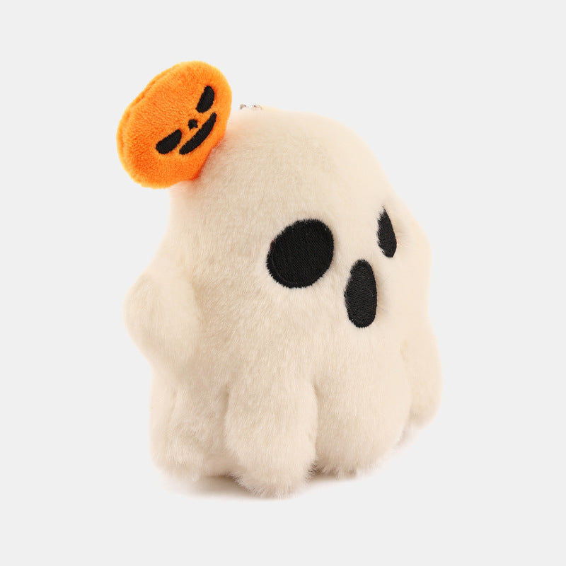 Halloween Ghost Plush Keychain, Cute Cartoon Soft Toy for Women, Bag Charm and Decorative Gift
