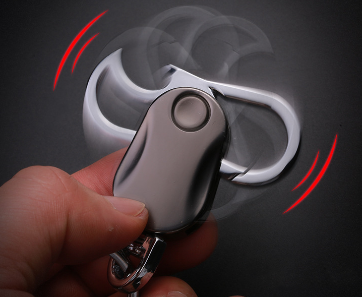 New creative fingertid gyroscope keychain car key pendant Two Key Ring Kids boy Toy
