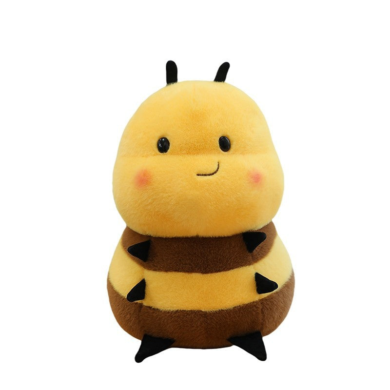 Cute Cartoon Bee Plush Toy Bug Doll Soft Stuffed Animal Gift
