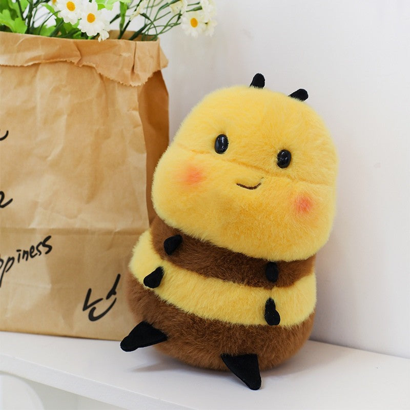 Cute Cartoon Bee Plush Toy Bug Doll Soft Stuffed Animal Gift