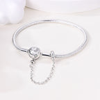 White copper plated 925 silver Panjia DIY pendant beads for making snake bone chains