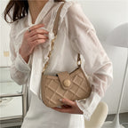 Texture Fashion Messenger Bag New Underarm Women's Bag Simple Shoulder Bag Korean Version Ins Small Square Bag