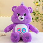 Heart-Shaped Bear Plush Toy Carebears Rainbow Bear Doll Children's Pillow Stuffed Toy