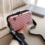 PC hard shell toiletry bag 7-inch shoulder crossbody bag hand storage bag suitcase small bag