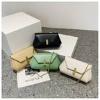 Fashion Small Fresh Women's Bag New Snake Bone Chain Bag Summer Shoulder Bag Lock Messenger Bag