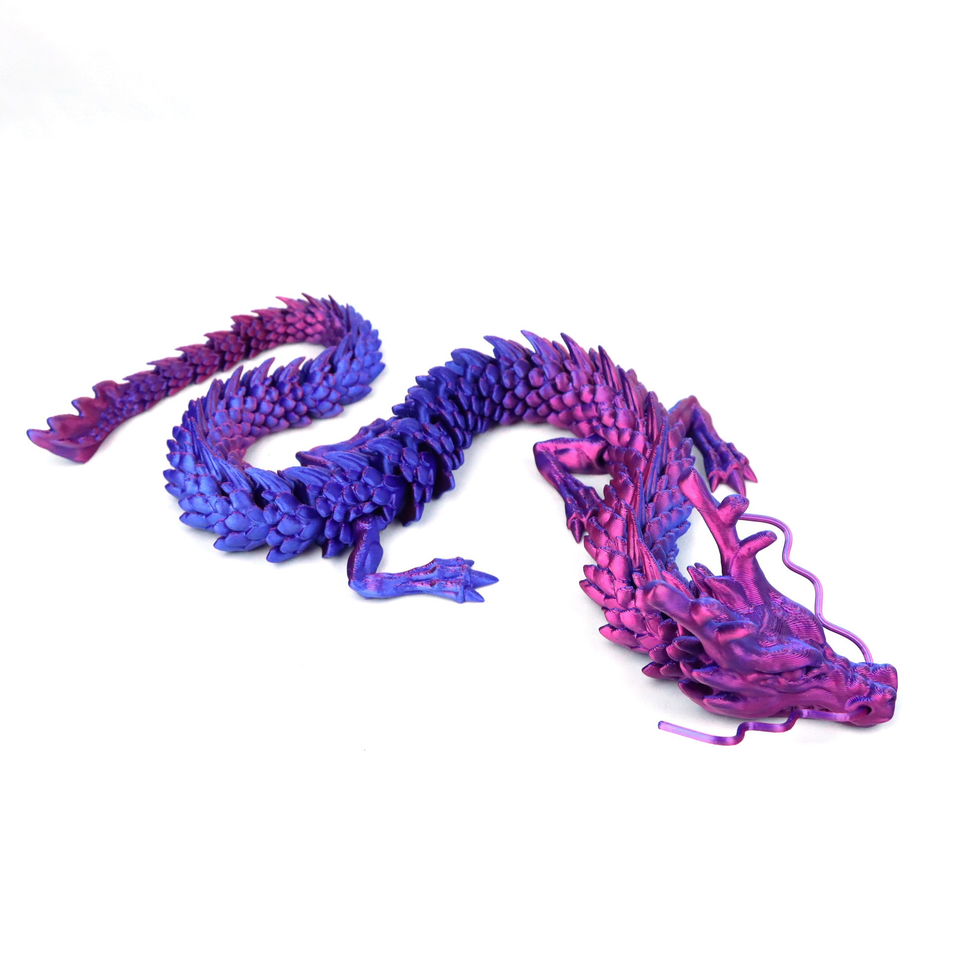 3D Printed Dragon Ornament Chinese Dragon Cross-border Dragon Egg 3D Printed Articulated Dragon Toy Figurine Gift Craft