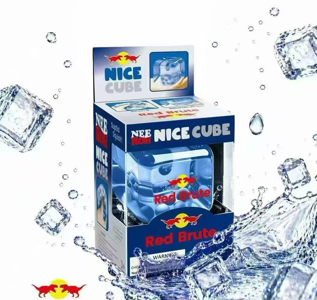 Pinch ice cubes to relieve stress, toy pressure ball