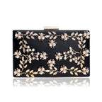 Clutch Bag Evening Bag Women's European And American Banquet Bag Flower Evening Bag