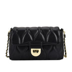 Small Fresh Bag Women's New Rhombus Chain Bag Fashion Lady Style Shoulder Bag Soft PU Messenger Bag