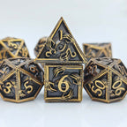 Popular New Eye Hand Dice Set, D&amp;D Cthulhu Role-Playing Game, 7-Piece Metal Dice Set