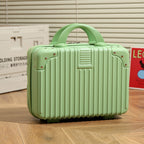 Vintage Luggage Mini Makeup Case 14-inch Small Box Gift Box 16-inch Carry-on Bag Storage Lock Box