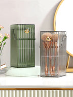 Light Luxury Makeup Brush Storage Bucket Desktop Senior Sense Brush Bucket Dust Eyebrow Pencil Eye Shadow Brush Rack Organizer