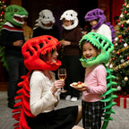 Dinosaur Skeleton Headpiece Dinosaur Bones Hat Mask Cosplay Decoration Prop for Kids and Adults