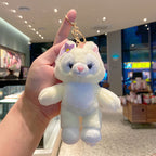 Lingna Belle Plush Key Chain Bag Doll Doll Bag Pendant Cute Couple Cartoon Pendant Key Chain