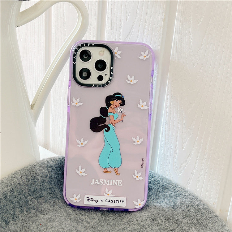 Cartoon Beautiful Girl Princess Suitable For iPhone13 Apple 12Promax Mobile Phone Cover 7 8plus Anti-Fall XR