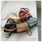 Spring Fashion Bag For Girls New Girl Hand-Held Women's Bag Single Shoulder Messenger Bag Small Square Bag