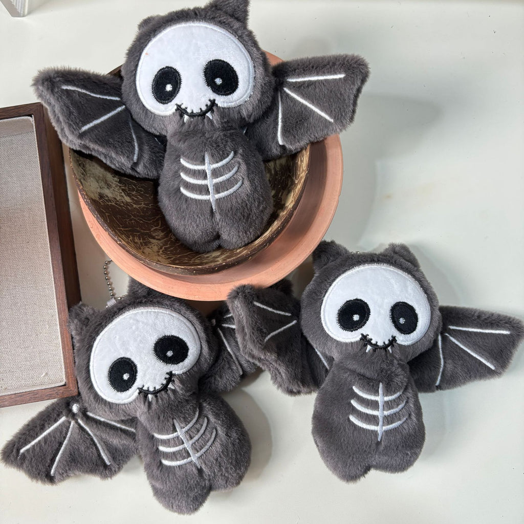 Halloween Cartoon Devil Bat Cute Plush Toy Doll Backpack Keychain Pendant