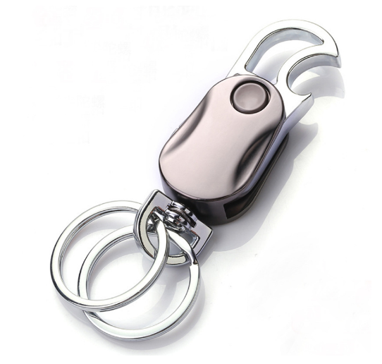New creative fingertid gyroscope keychain car key pendant Two Key Ring Kids boy Toy