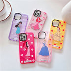 Cartoon Beautiful Girl Princess Suitable For iPhone13 Apple 12Promax Mobile Phone Cover 7 8plus Anti-Fall XR