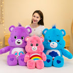 Heart-Shaped Bear Plush Toy Carebears Rainbow Bear Doll Children's Pillow Stuffed Toy