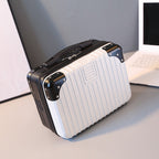 Vintage Luggage Mini Makeup Case 14-inch Small Box Gift Box 16-inch Carry-on Bag Storage Lock Box