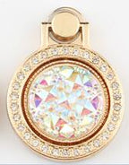 UVR Round Metal Diamond Finger Ring Smartphone Stand Holder Mobile Phone Holder Stand For iPhone Huawei All Smart Phone Sticker