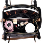 Handbag Women's Fashion Embossed Tote Bag Large Capacity Maternity Bucket Bag