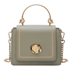 LEFTSIDE Leather Mini Crossbody Bags for Women Summer Shoulder Bag with Short Handle Female Phone Purses and Handbags