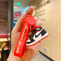 Cute Schoolbag PVC Sneakers Key Pendant Bag Pendant Car Key Chain Creative Shoe Key Chain