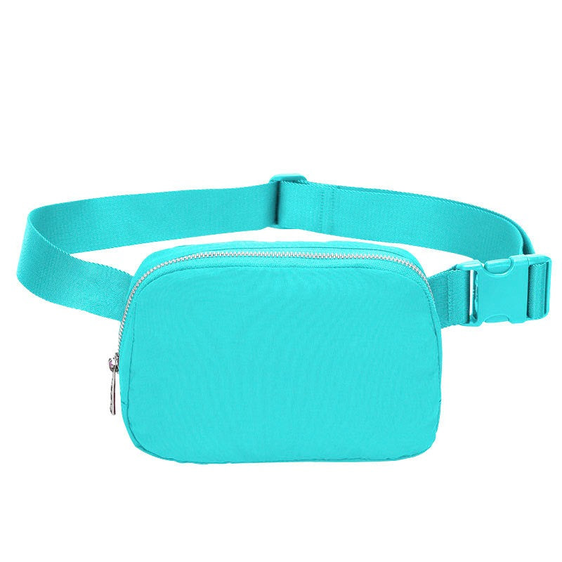 Waist Bag Nylon Waterproof Chest Bag Outdoor Sports Running Waist Bag Dew Cross Body Waist Bag For Men And Women