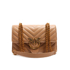 Ladies' Chain Bag Crossbody Bag Elegant Fashion Versatile Shoulder Bag Embroidered Small Square Bag