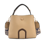 Women's Bag New Spring Simple Bucket Bag PU Casual Bag Handbag Single Shoulder Messenger Bag