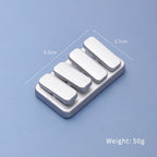 Magnetic Mini Seesaw Fidget Toy Zinc Alloy Piano Push Button Coin Slide Stress Relief Hand Spinner