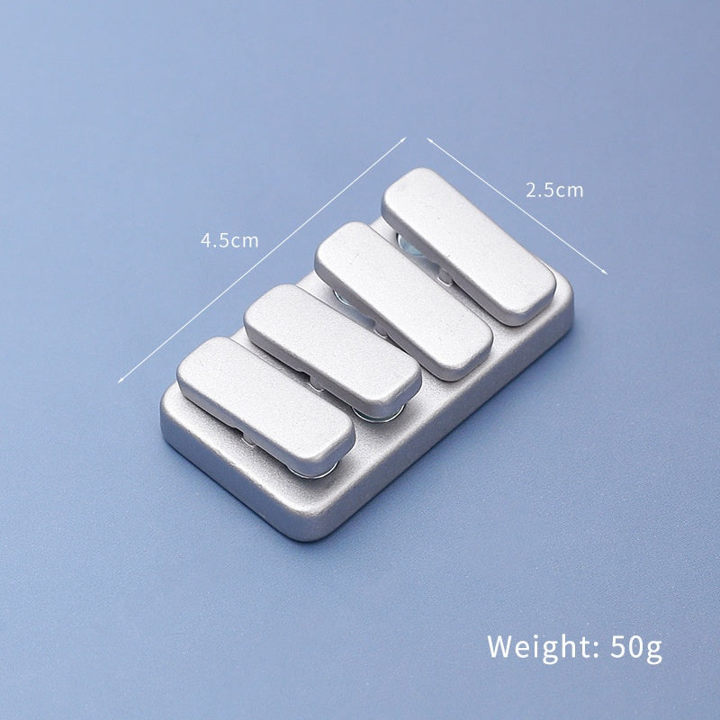 Magnetic Mini Seesaw Fidget Toy Zinc Alloy Piano Push Button Coin Slide Stress Relief Hand Spinner