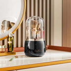 Luxury Wind Makeup Brush Storage Bucket Dust-Proof Lipstick Eyebrow Pencil Cosmetics Storage Box Rotating Brush Barrel