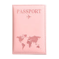 Passport Protection Cover PU Passport Clip Ticket Clip