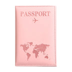 Passport Protection Cover PU Passport Clip Ticket Clip