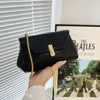 Fashion Small Fresh Women's Bag New Snake Bone Chain Bag Summer Shoulder Bag Lock Messenger Bag