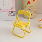Ins Wind Stool Folding Mobile Phone Bracket Creative Desktop Multi-Function Mobile Phone Bracket Macaron Lazy Bracket